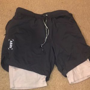 ASRV Train-Lite Shorts w/ Liner Grey